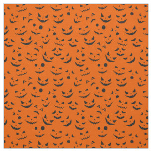 Tela Naranja Calabaza sonreír Feliz Halloween Moderno