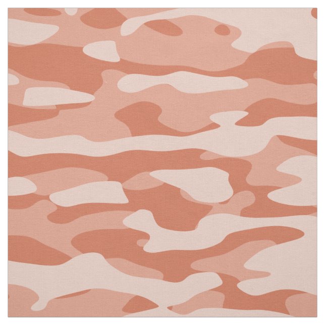 Tela Naranja Camo Fabric (Retal)