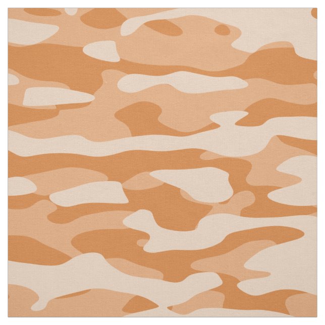 Tela Naranja Camo Fabric (Retal)