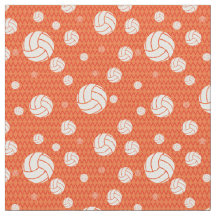 Naranja Chevron De Voleibol Patentado