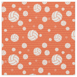 Tela Naranja Chevron De Voleibol Patentado