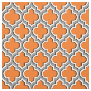 Tela Naranja de calabaza, hoja de quatreil marroquí gr