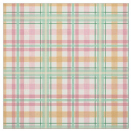 Tela naranja de frambuesa rosa menta verano tartán plai