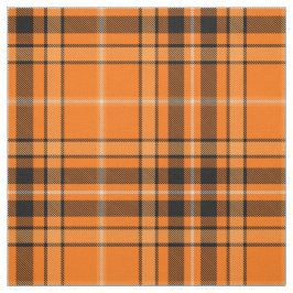 Tela Naranja de Halloween Tartan
