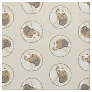 Tela Naranja de pintura bretona Roan Spaniel Cute Dog A