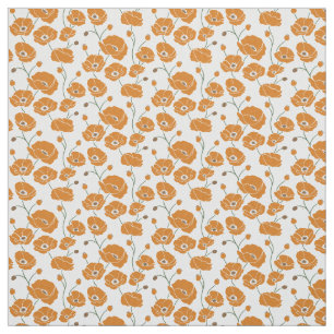 Tela Naranja del campo de los cachorros