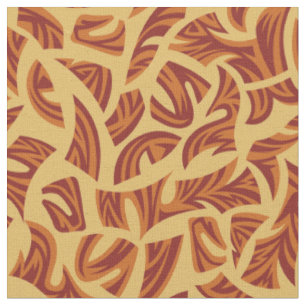 Tela Naranja del patrón tribal étnico Brown Beige