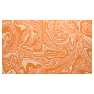 Tela Naranja digital textura de mármol2 tejido