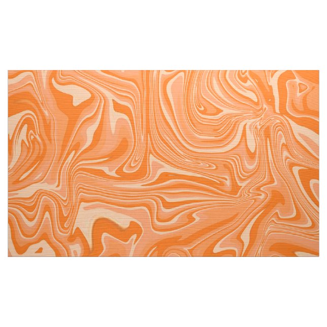 Tela Naranja digital textura de mármol2 tejido (Yarda)
