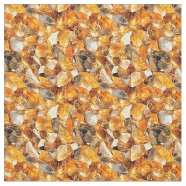 Tela Naranja Gemstones (De cerca)