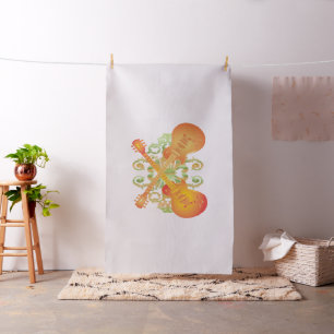 Tela Naranja Guitars Sunburst Increíble presupuesto