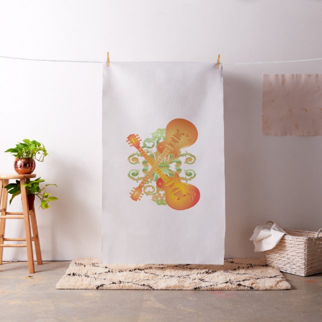 Tela Naranja Guitars Sunburst Increíble presupuesto (In Situ)