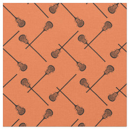 Tela Naranja Lacrosse Black Sticks Patterado