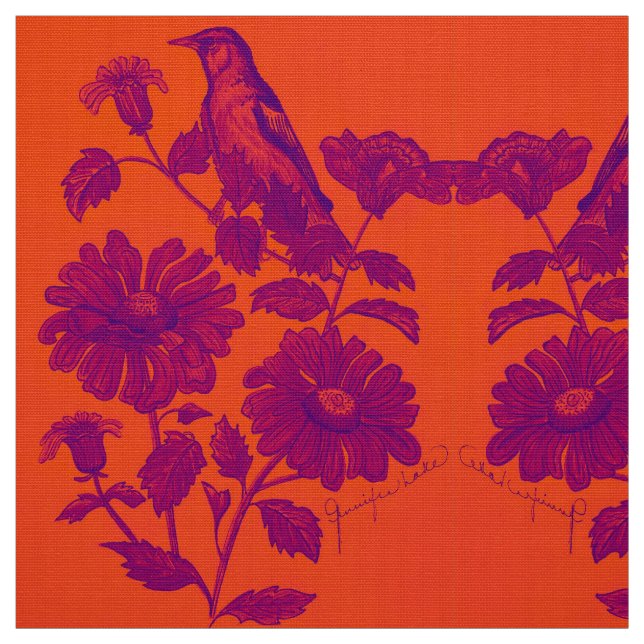 Tela Naranja Oriole Fabric (Retal)