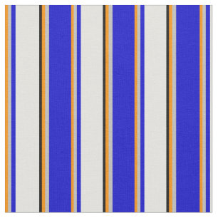 Tela Naranja oscuro, gris, azul, cian claro y negro