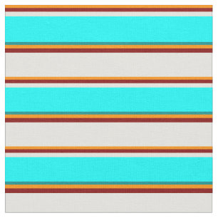 Tela Naranja oscuro, marrón, amarillo claro, cian, cian