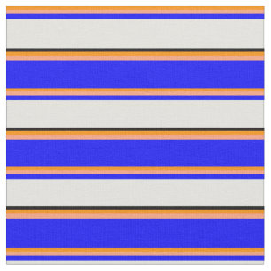 Tela Naranja oscuro, salmón claro, azul, cian claro, ne