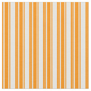 Tela Naranja oscuro y franjas blancas
