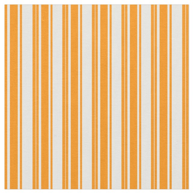 Tela Naranja oscuro y franjas blancas (De cerca)