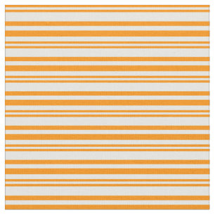 Tela Naranja oscuro y franjas de crema de menta