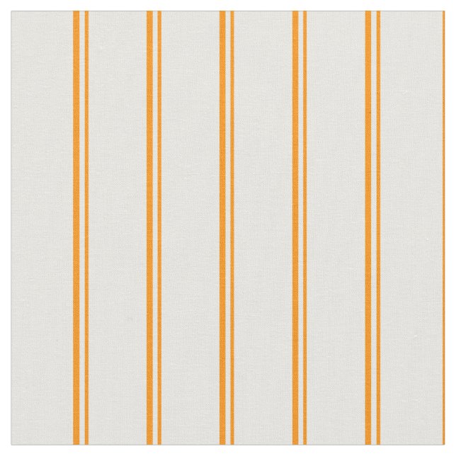 Tela Naranja oscuro y líneas blancas (De cerca)