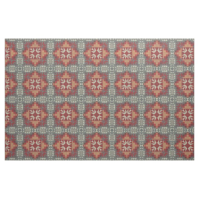 Tela Naranja rojo oscuro gris marrón Taupe beige aparie ("Cuarto gordo" (fat quarter))