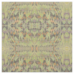 Tela Naranja Rusty Verde Negro y Púrpura