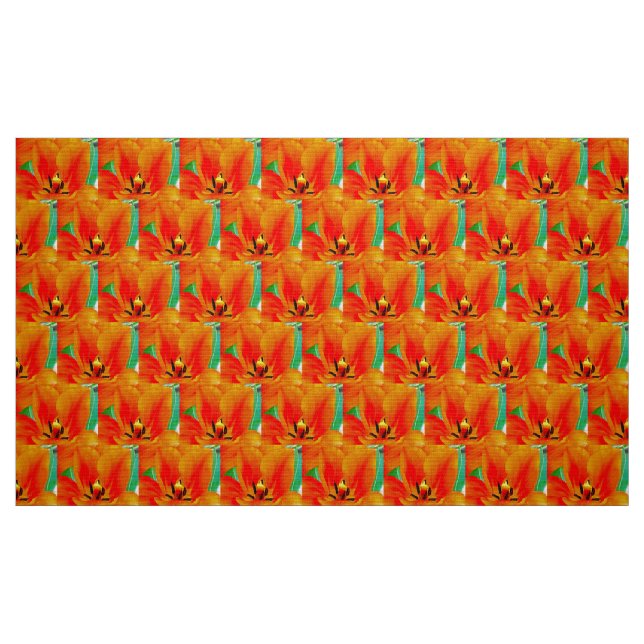 Tela Naranja Tulip ("Cuarto gordo" (fat quarter))