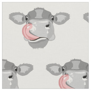 Tela nariz lamiendo vaca