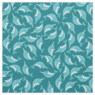 Tela Narwhals Cute Niños Nursera Infantil