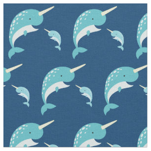 Tela Narwhals, Personalizados niños curados
