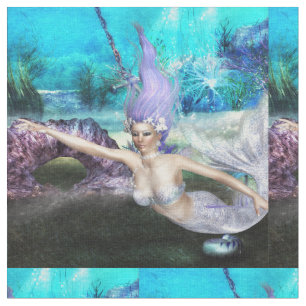 Tela Natación de la sirena