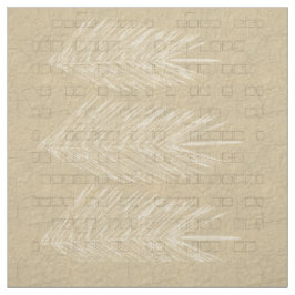 Tela Naturales Palm Crema hojas dibujo textura de papel