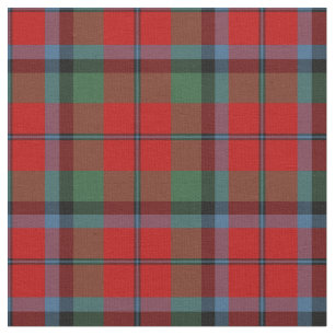 Tela Naughton - MacNaughton Tartan Pattern Red Plaid