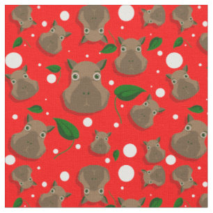 Tela navidad capybara