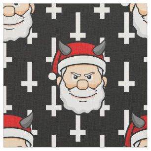 Tela navidad fea malvada santa claus