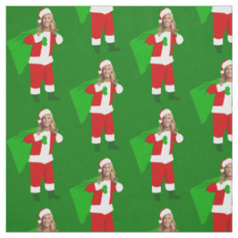Tela navidad Marjorie Taylor Greene Papá Noel