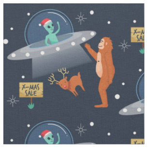 Tela navidades alien yeti sasquatch bigfoot