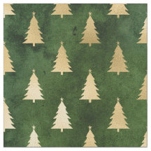 Navidades Árboles de oro verdes