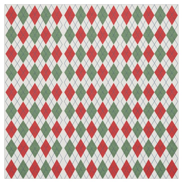 Tela Navidades Argyle (Retal)