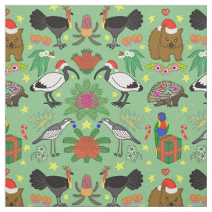 Tela Navidades australianos Fabric