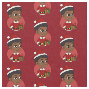 Tela Navidades chica con un personalizado africano