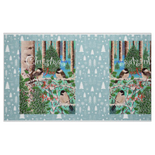 Tela Navidades Chickadee Chatter Fabric 2