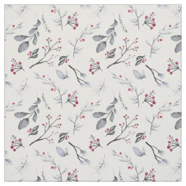 Tela Navidades clásicos y elegantes abandonan y bayas