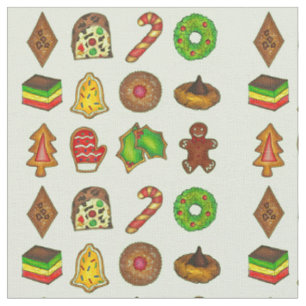 Tela Navidades Cocina del Azúcar Holiday Hornear Ginger