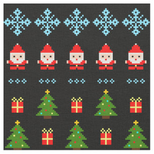 Tela Navidades de arte de Pixel
