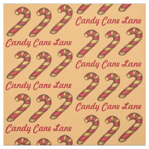 Tela Navidades de Candy Cane Lane Cookie Holiday Baking