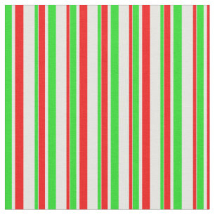 Tela Navidades de color verde, blanco y rojo inspirados