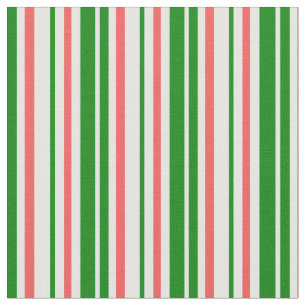 Tela Navidades de colores rojos, blancos, verdes divert
