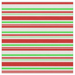 Tela Navidades de colores verdes, blancos, rojos divert